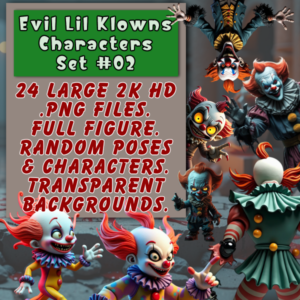 Evil Lil Klownz Characters Set #02