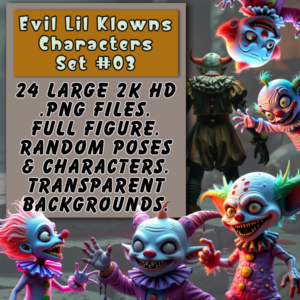 Evil Lil Klownz Characters Set #03