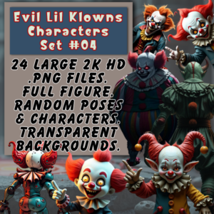 Evil Lil Klownz Characters Set #04