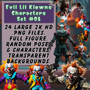 Evil Lil Klownz Characters Set #05