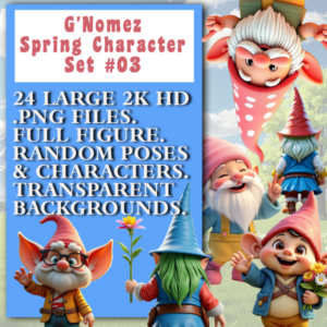 G'Nomez Spring Character Set 3