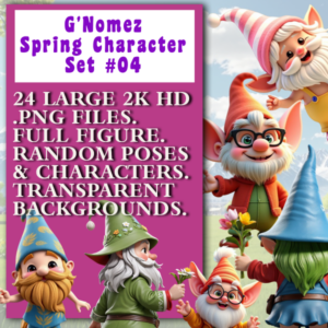 G'Nomez Spring Character Set 4