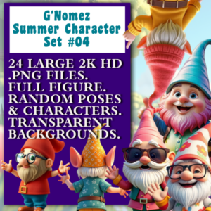 G'Nomez Summer Character Set 4