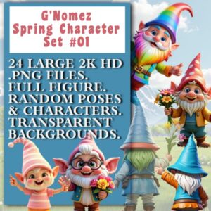 G'Nomez Spring Character Set 1