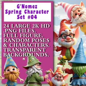 G'Nomez Spring Character Set 4
