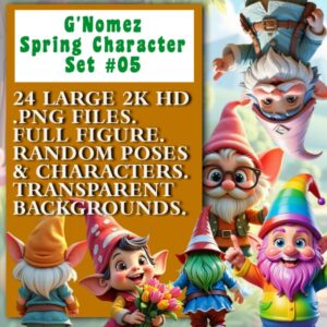 G'Nomez Spring Character Set 5