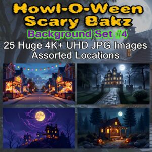 Howl-O-Ween Scary Bakz Set 4