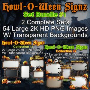 Howl-O-Ween Signz Bundle #1
