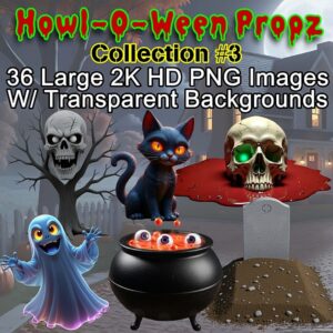 Howl-O-Ween Propz Set 3